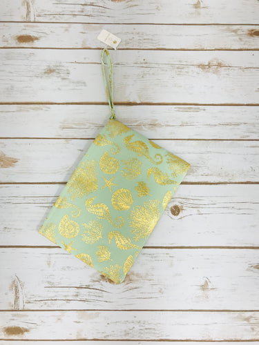 Mint Sea Life Pouch - P102